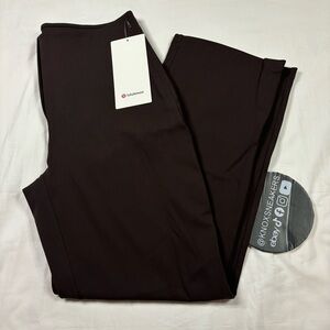 Lululemon Smooth Fit Pull-On High-Rise Crop Pant ESPR Espresso Brown Women’s 8